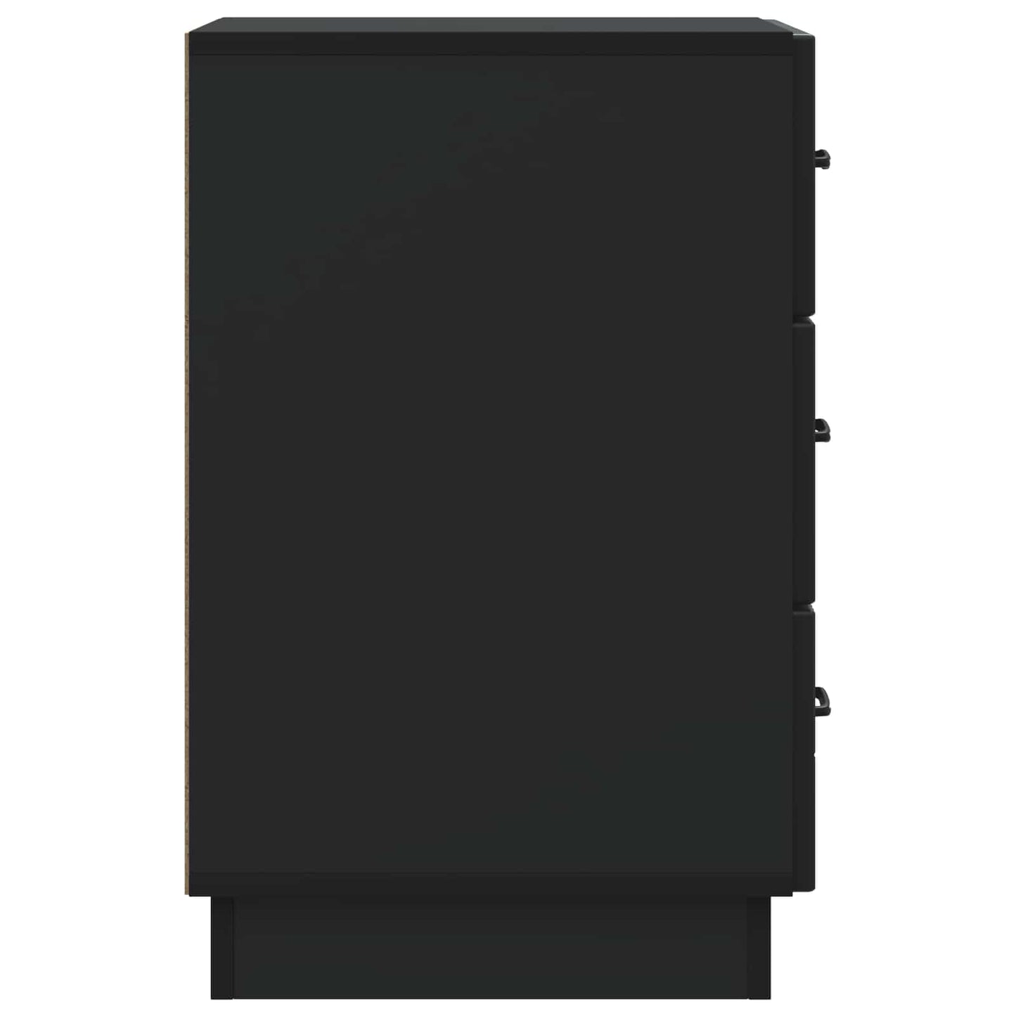 Armadio da Notte Nero 43 x 41 x 63,5 cm Legno ingegnerizzato | homemem39