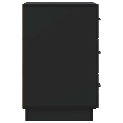 Armadio da Notte Nero 43 x 41 x 63,5 cm Legno ingegnerizzato | homemem39