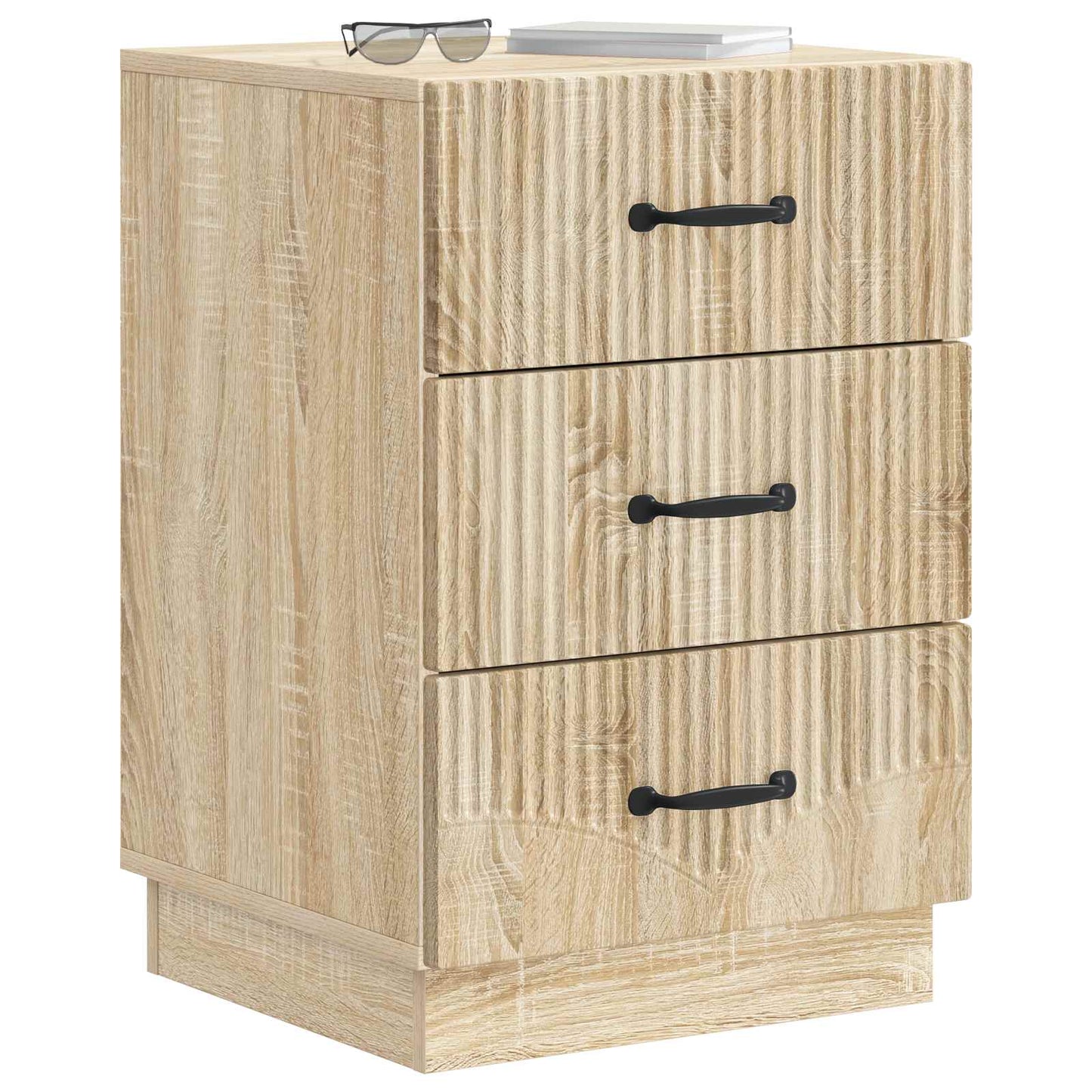 Armadio da Notte con cassetto Rovere Sonoma 43 x 41 x 63,5 cm