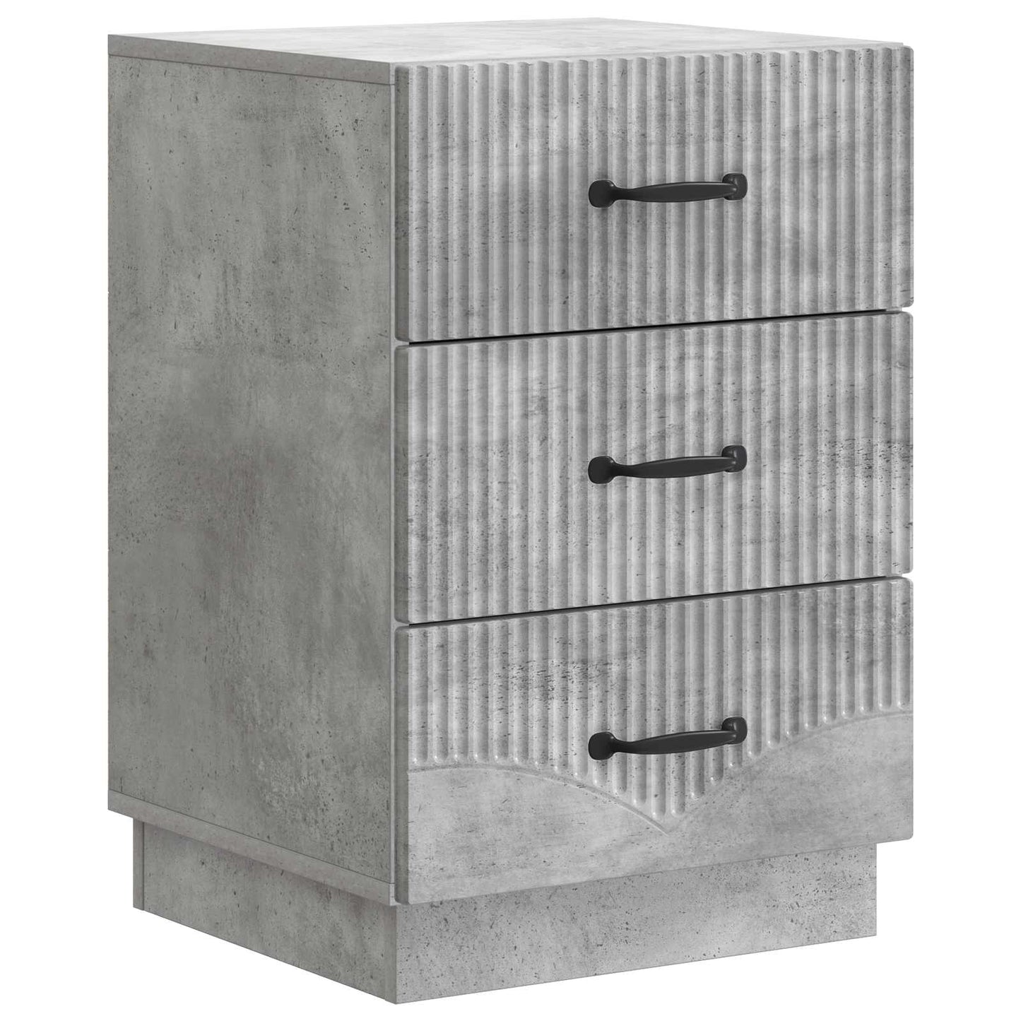 Armadio da Notte con cassetto Grigio Cemento 43 x 41 x 63,5 cm | homemem39