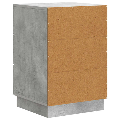 Armadio da Notte con cassetto Grigio Cemento 43 x 41 x 63,5 cm | homemem39