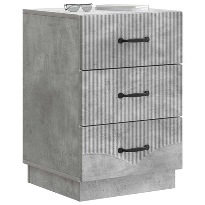 Armadio da Notte con cassetto Grigio Cemento 43 x 41 x 63,5 cm