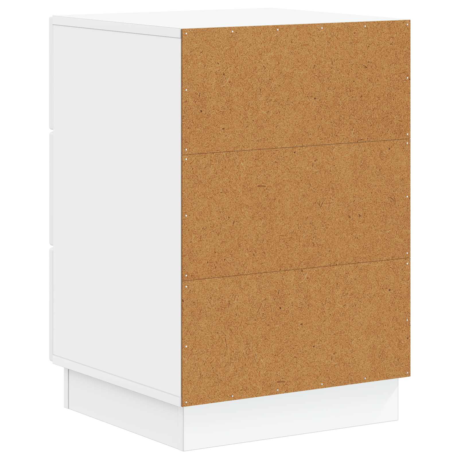 Armadio da Notte con cassetto Bianco Lucido 43 x 41 x 63,5 cm | homemem39