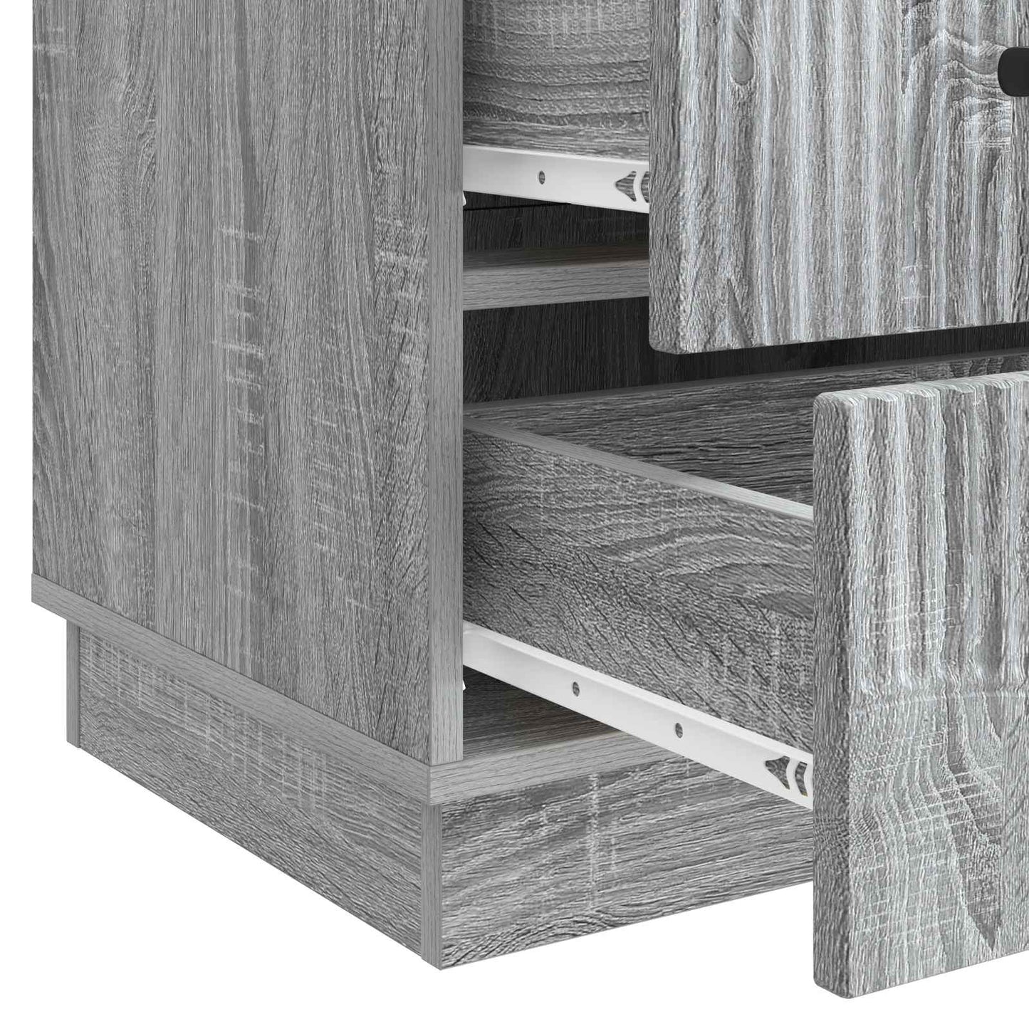 Armadio da Notte con cassetto Grigio Sonoma 43 x 41 x 63,5 cm