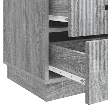 Armadio da Notte con cassetto Grigio Sonoma 43 x 41 x 63,5 cm