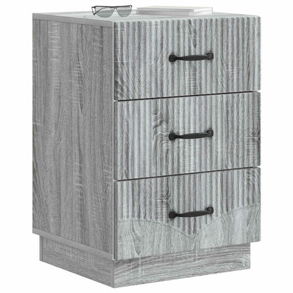 Armadio da Notte con cassetto Grigio Sonoma 43 x 41 x 63,5 cm