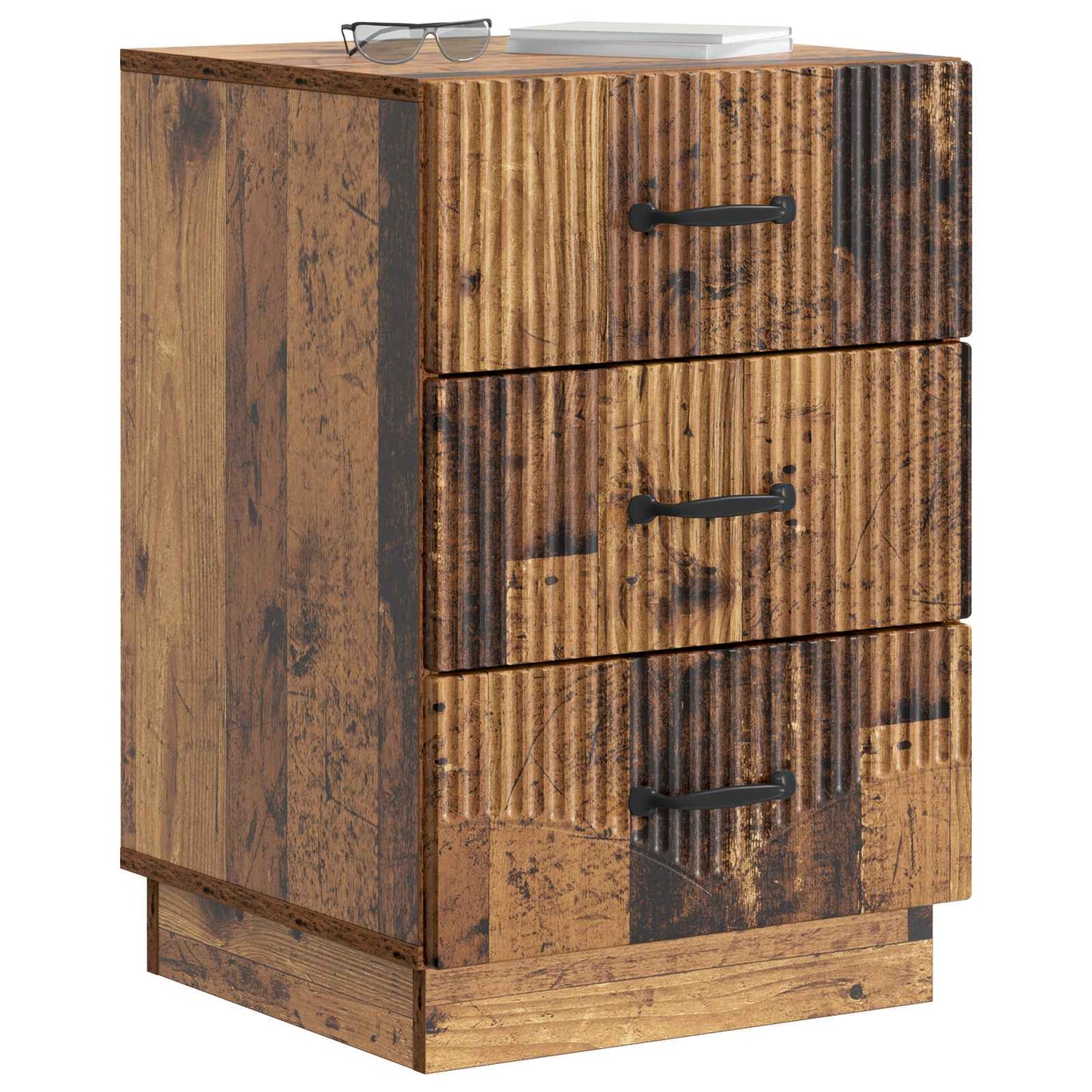 Armadio da Notte con cassetto Legno antico 43 x 41 x 63,5 cm
