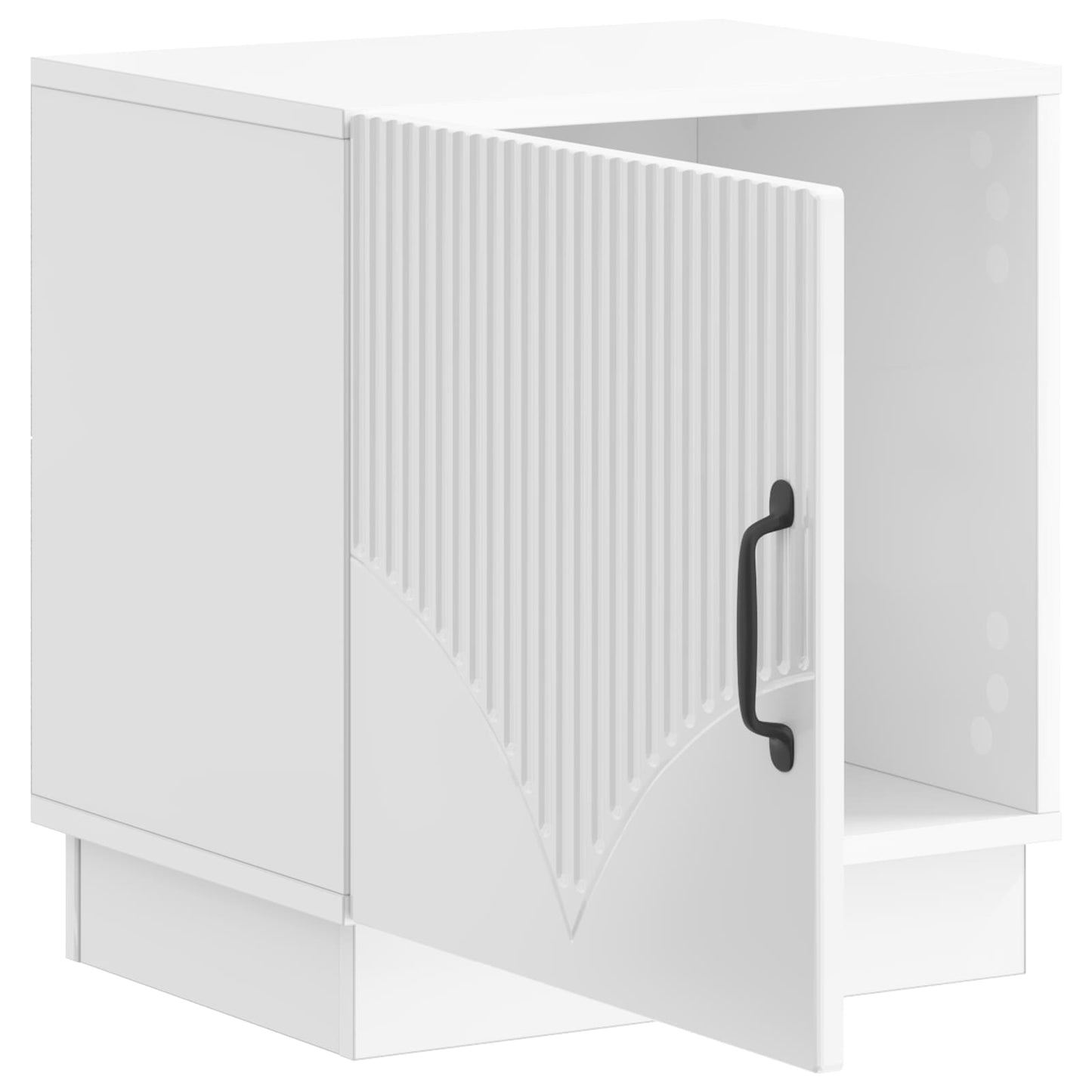 Comodino 2 pcs Bianco Lucido 43 x 34,5 x 47 cm | homemem39