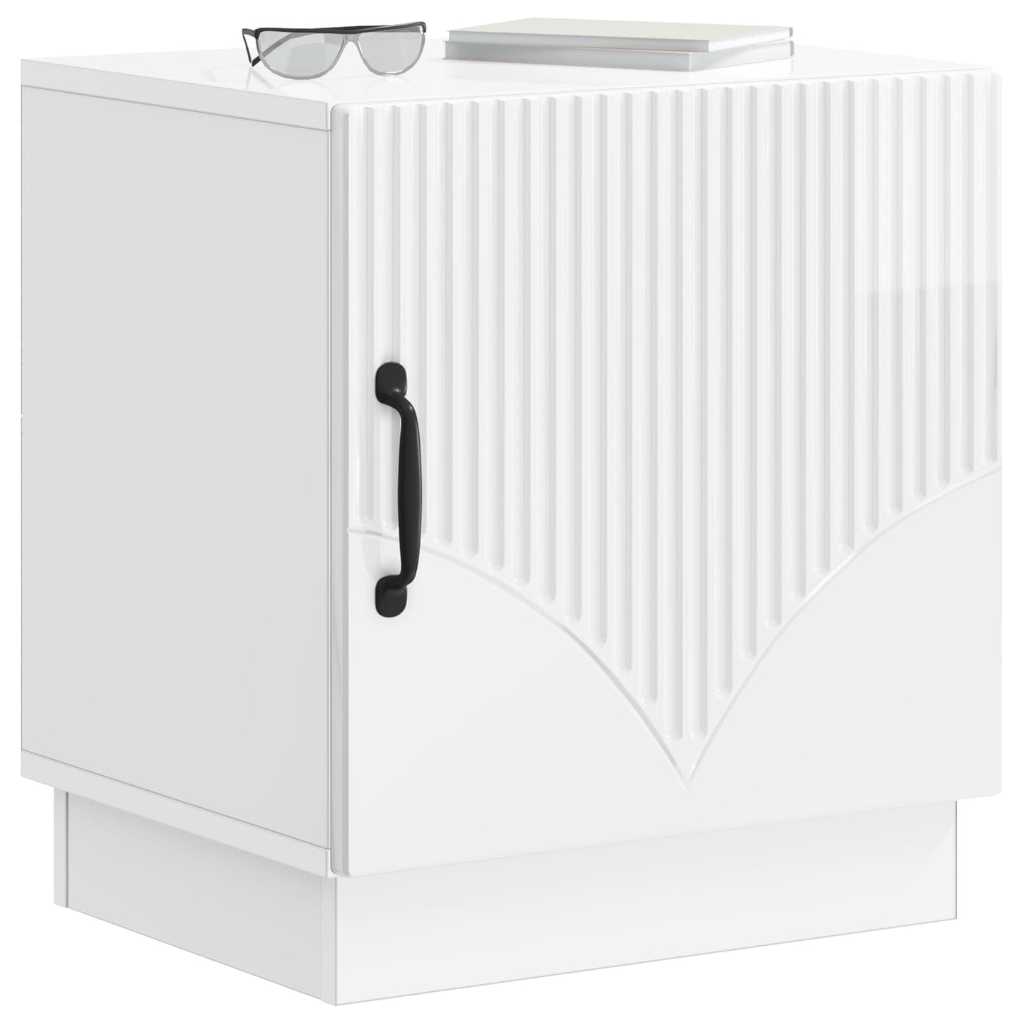 Comodino 2 pcs Bianco Lucido 43 x 34,5 x 47 cm | homemem39