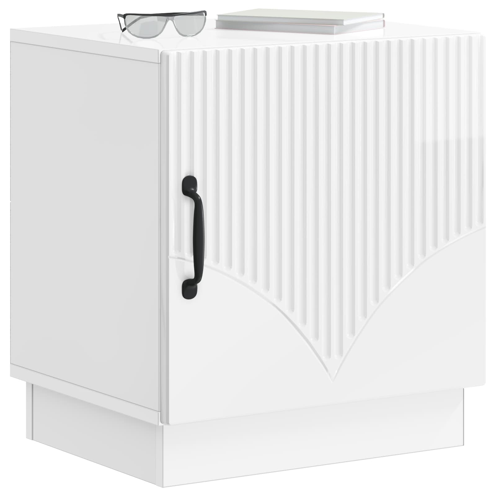 Comodino 2 pcs Bianco Lucido 43 x 34,5 x 47 cm | homemem39