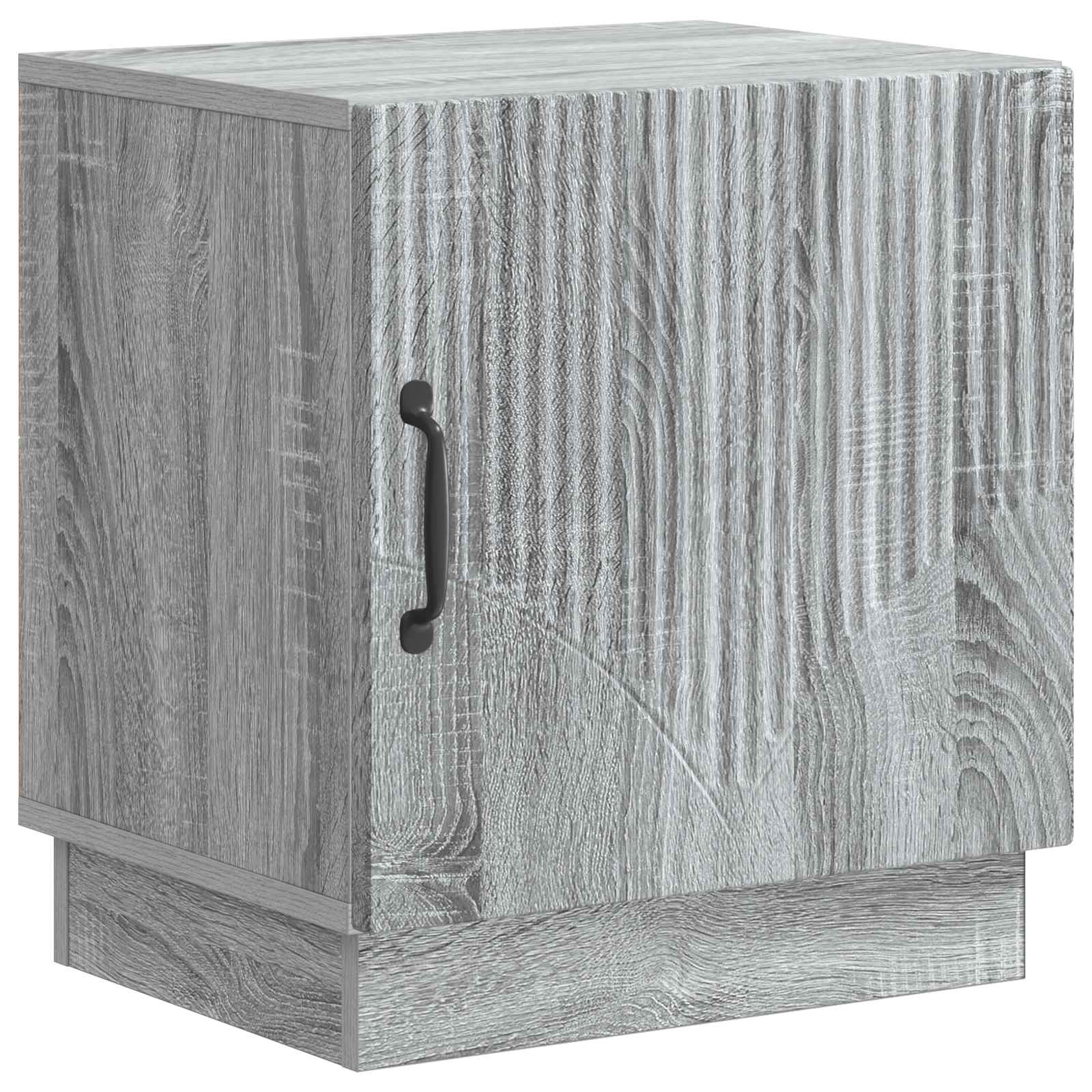 Comodino Sonoma grigio 43 x 34,5 x 47 cm Legno ingegnerizzato | homemem39