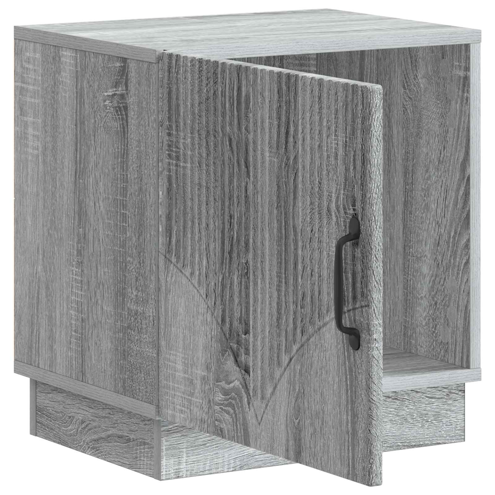 Comodino Sonoma grigio 43 x 34,5 x 47 cm Legno ingegnerizzato | homemem39