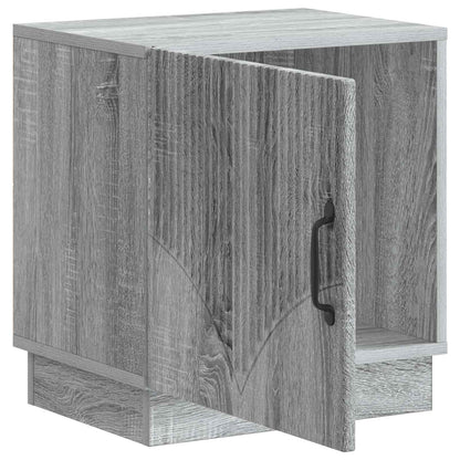 Comodino Sonoma grigio 43 x 34,5 x 47 cm Legno ingegnerizzato | homemem39