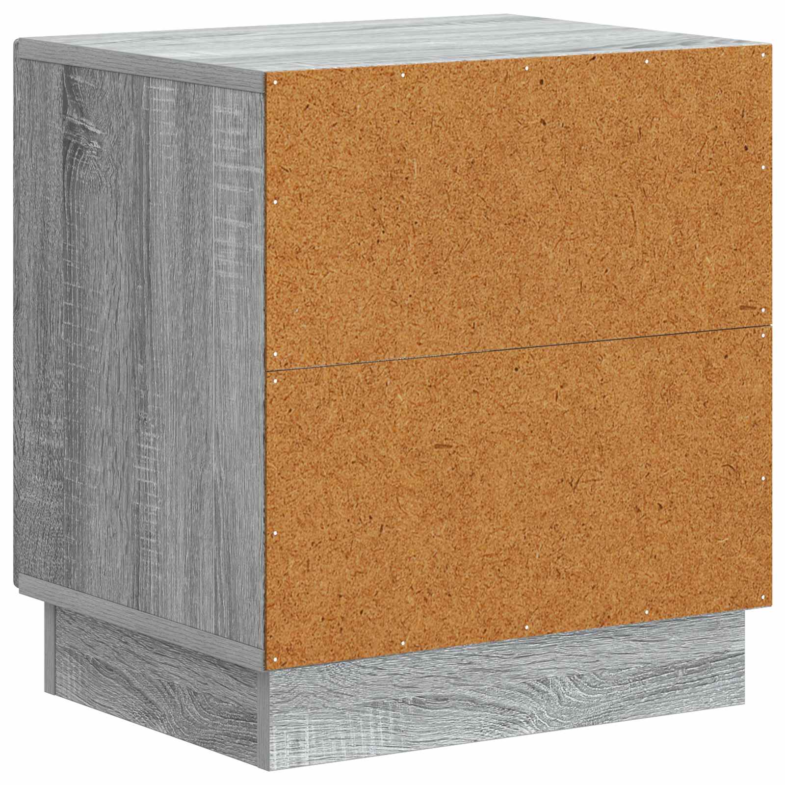 Comodino 2 pcs Sonoma grigio 43 x 34,5 x 47 cm | homemem39