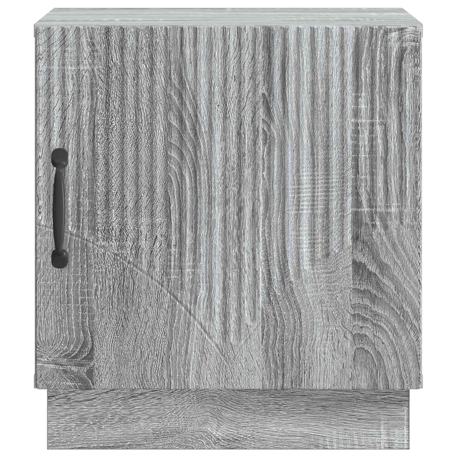 Comodino 2 pcs Sonoma grigio 43 x 34,5 x 47 cm | homemem39