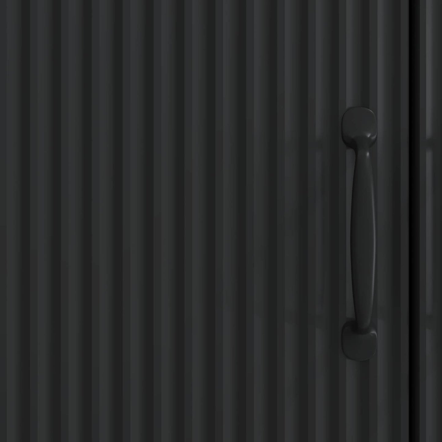 Credenza Nero 66 x 34,5 x 87 cm Legno ingegnerizzato
