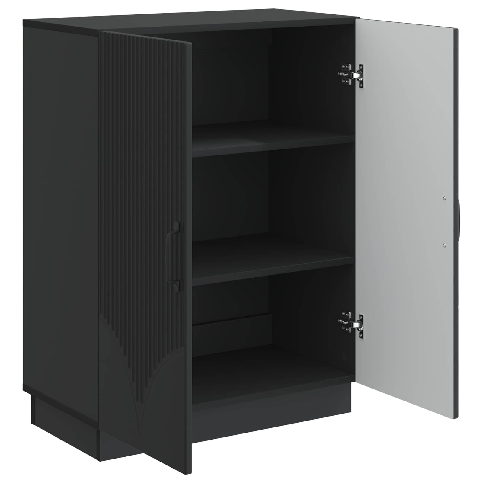 Credenza Nero 66 x 34,5 x 87 cm Legno ingegnerizzato | homemem39