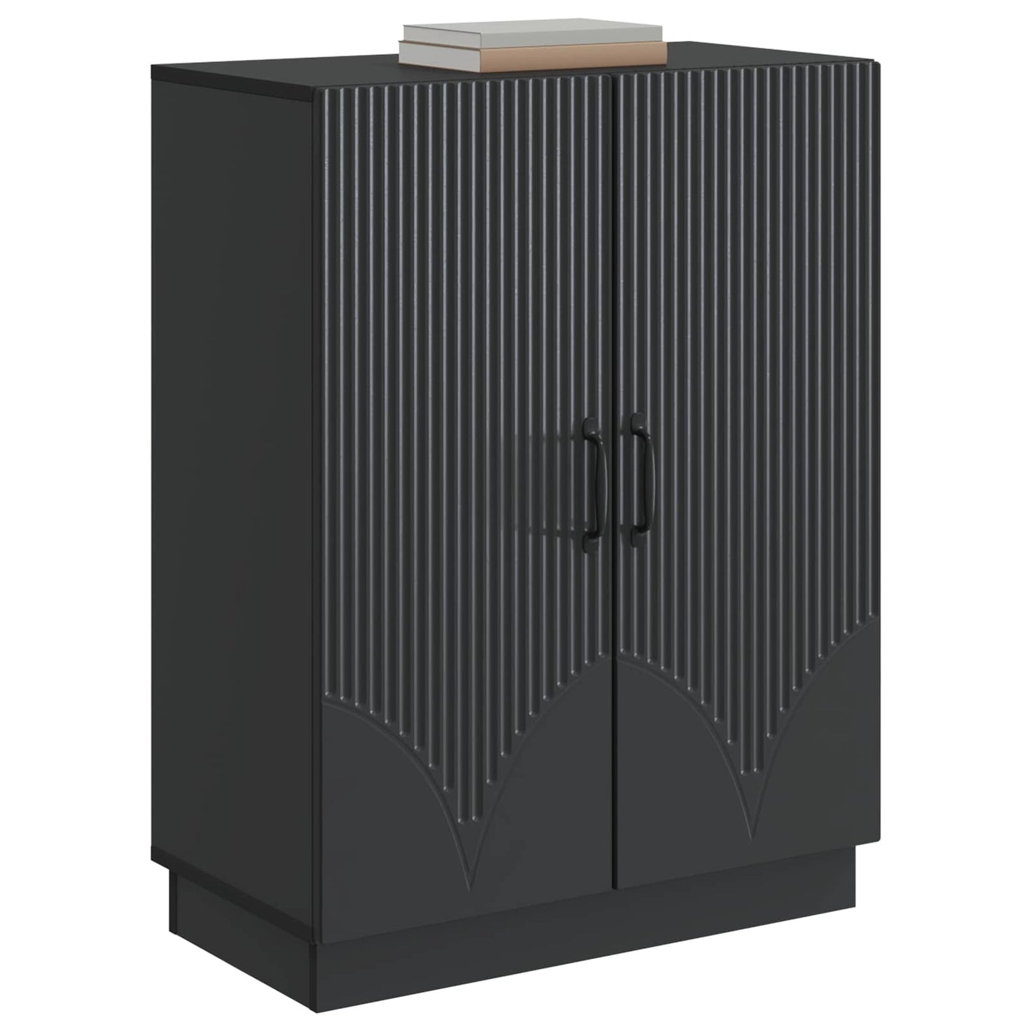 Credenza Nero 66 x 34,5 x 87 cm Legno ingegnerizzato