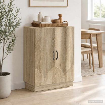 Credenza Rovere Sonoma 66 x 34,5 x 87 cm Legno ingegnerizzato