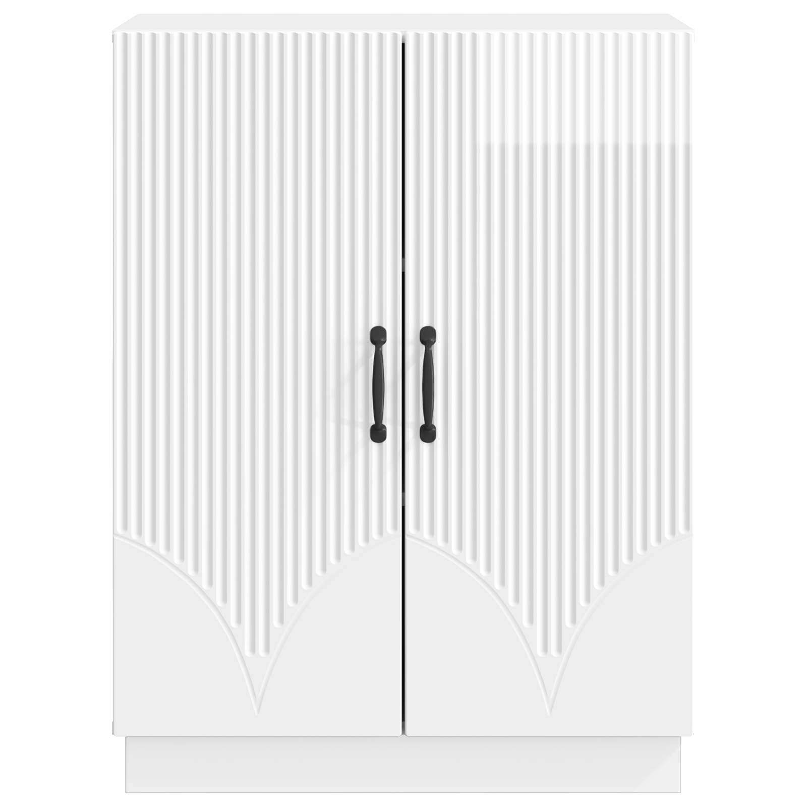 Credenza Bianco Lucido 66 x 34,5 x 87 cm Legno ingegnerizzato | homemem39