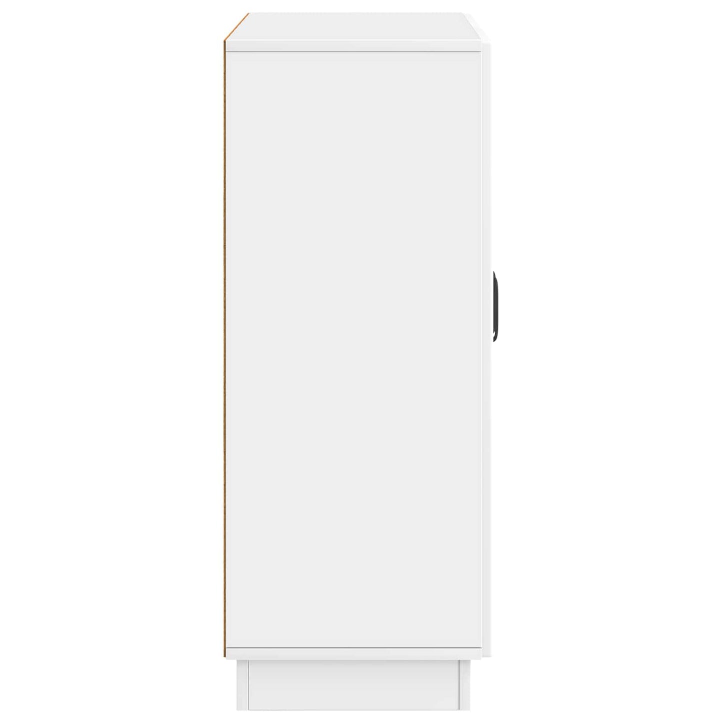 Credenza Bianco Lucido 66 x 34,5 x 87 cm Legno ingegnerizzato