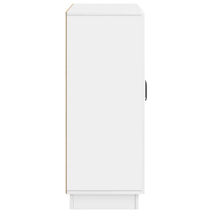 Credenza Bianco Lucido 66 x 34,5 x 87 cm Legno ingegnerizzato