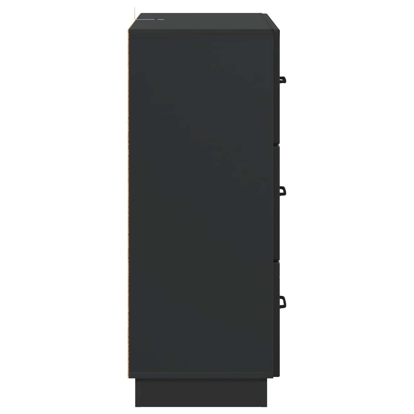 Mobile con Cassetti Nero 66 x 34,5 x 87 cm Legno ingegnerizzato | homemem39
