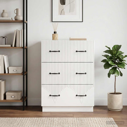 Mobile con Cassetti Bianco Lucido 66 x 34,5 x 87 cm