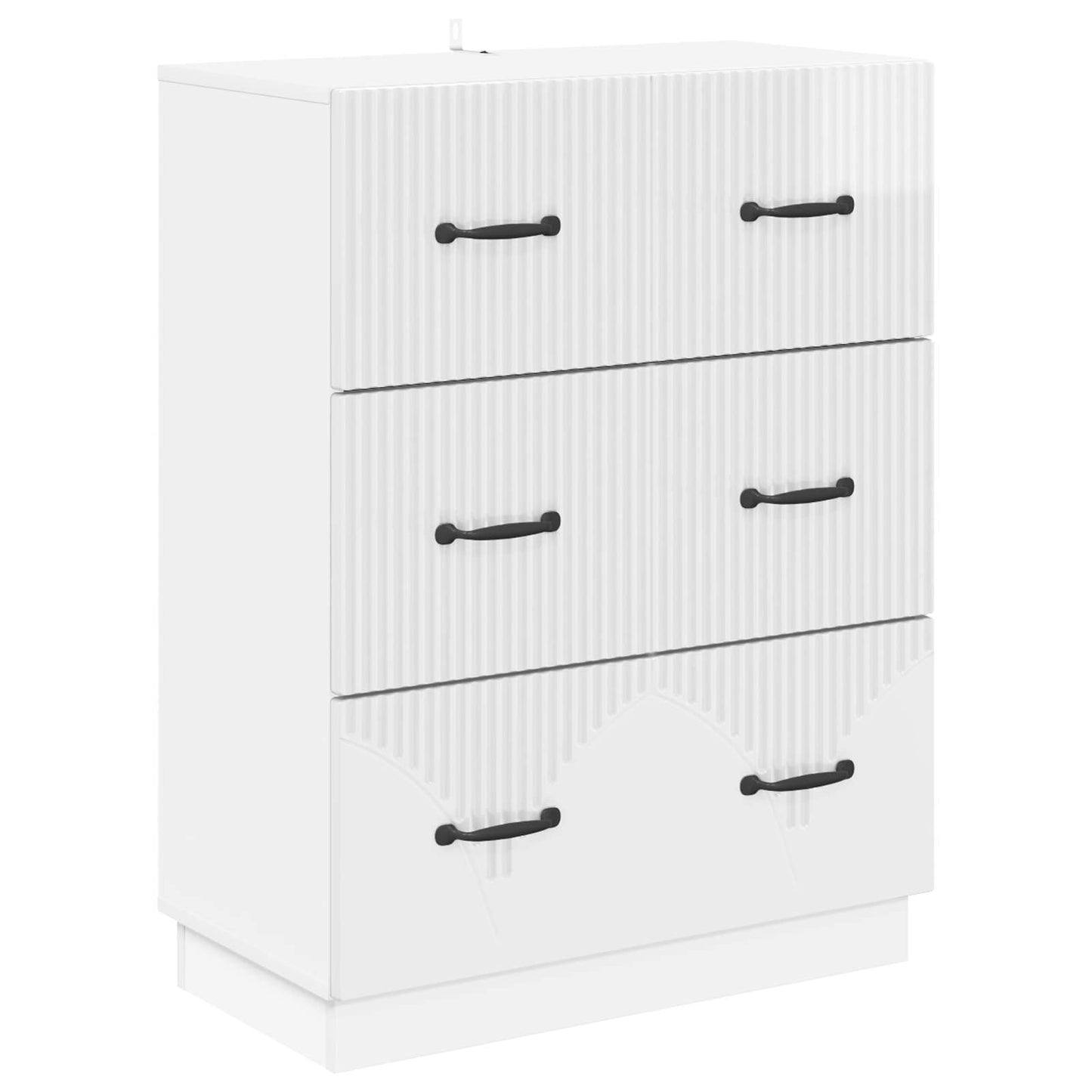 Mobile con Cassetti Bianco Lucido 66 x 34,5 x 87 cm | homemem39