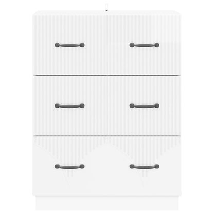 Mobile con Cassetti Bianco Lucido 66 x 34,5 x 87 cm | homemem39