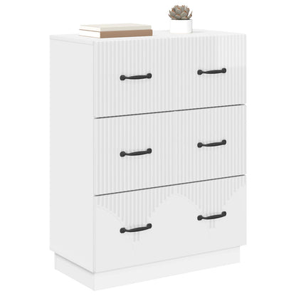 Mobile con Cassetti Bianco Lucido 66 x 34,5 x 87 cm | homemem39