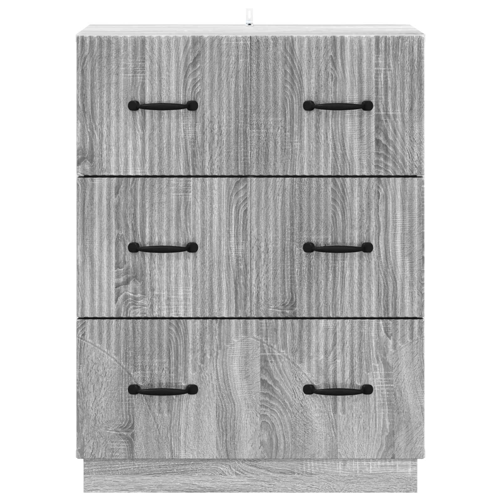 Mobile con Cassetti Grigio Sonoma 66 x 34,5 x 87 cm | homemem39