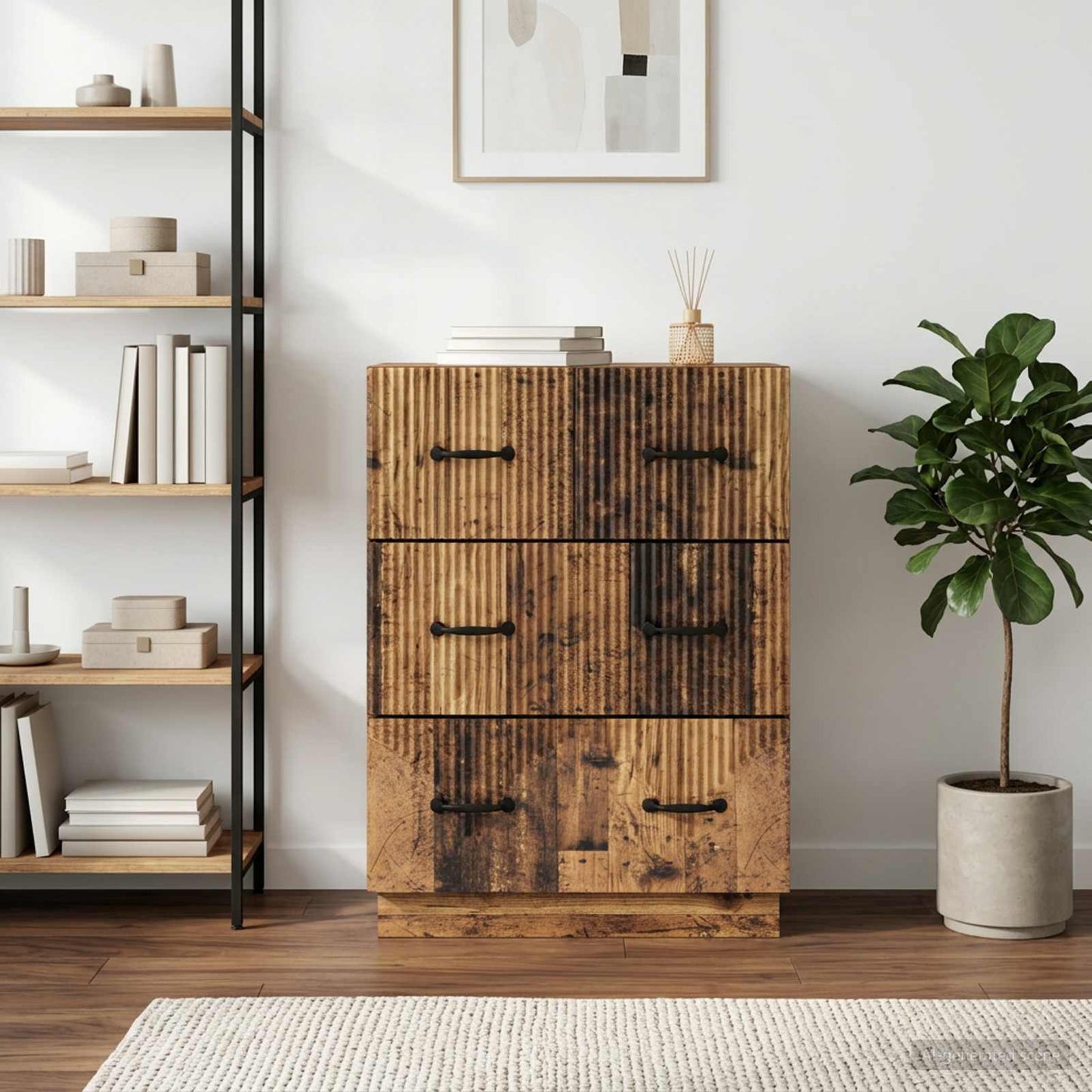 Mobile con Cassetti Legno antico 66 x 34,5 x 87 cm