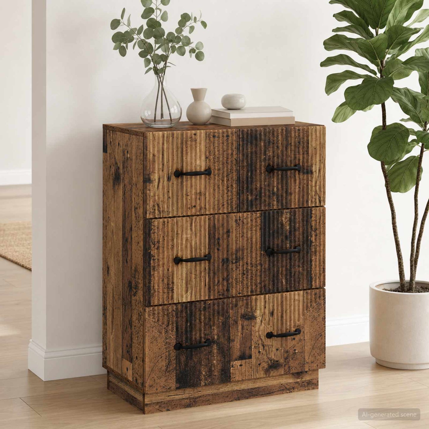 Mobile con Cassetti Legno antico 66 x 34,5 x 87 cm