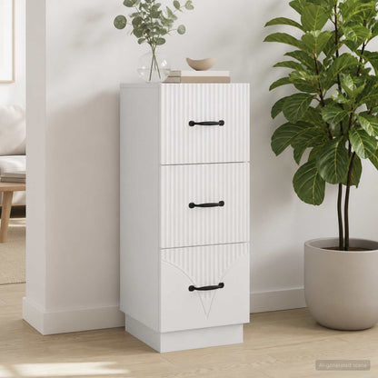 Mobile con Cassetti Bianco 33 x 34,5 x 87 cm