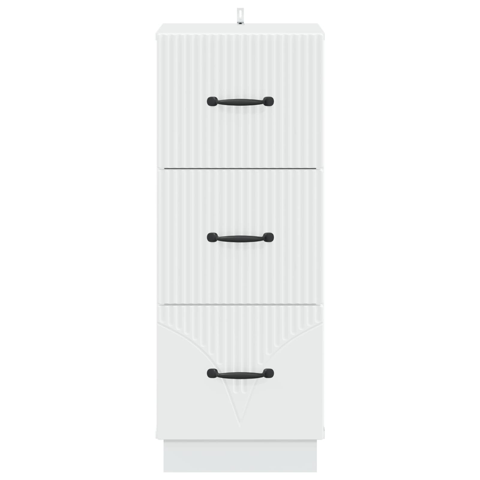 Mobile con Cassetti Bianco 33 x 34,5 x 87 cm | homemem39