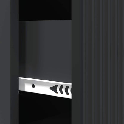 Mobile con Cassetti Nero 33 x 34,5 x 87 cm Legno ingegnerizzato | homemem39