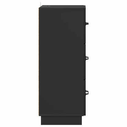 Mobile con Cassetti Nero 33 x 34,5 x 87 cm Legno ingegnerizzato | homemem39