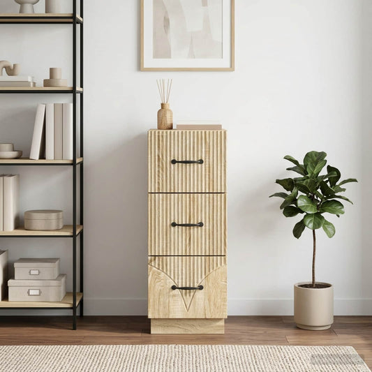 Mobile con Cassetti Rovere Sonoma 33 x 34,5 x 87 cm