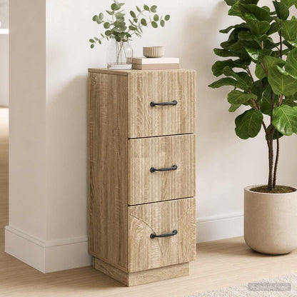 Mobile con Cassetti Rovere Sonoma 33 x 34,5 x 87 cm