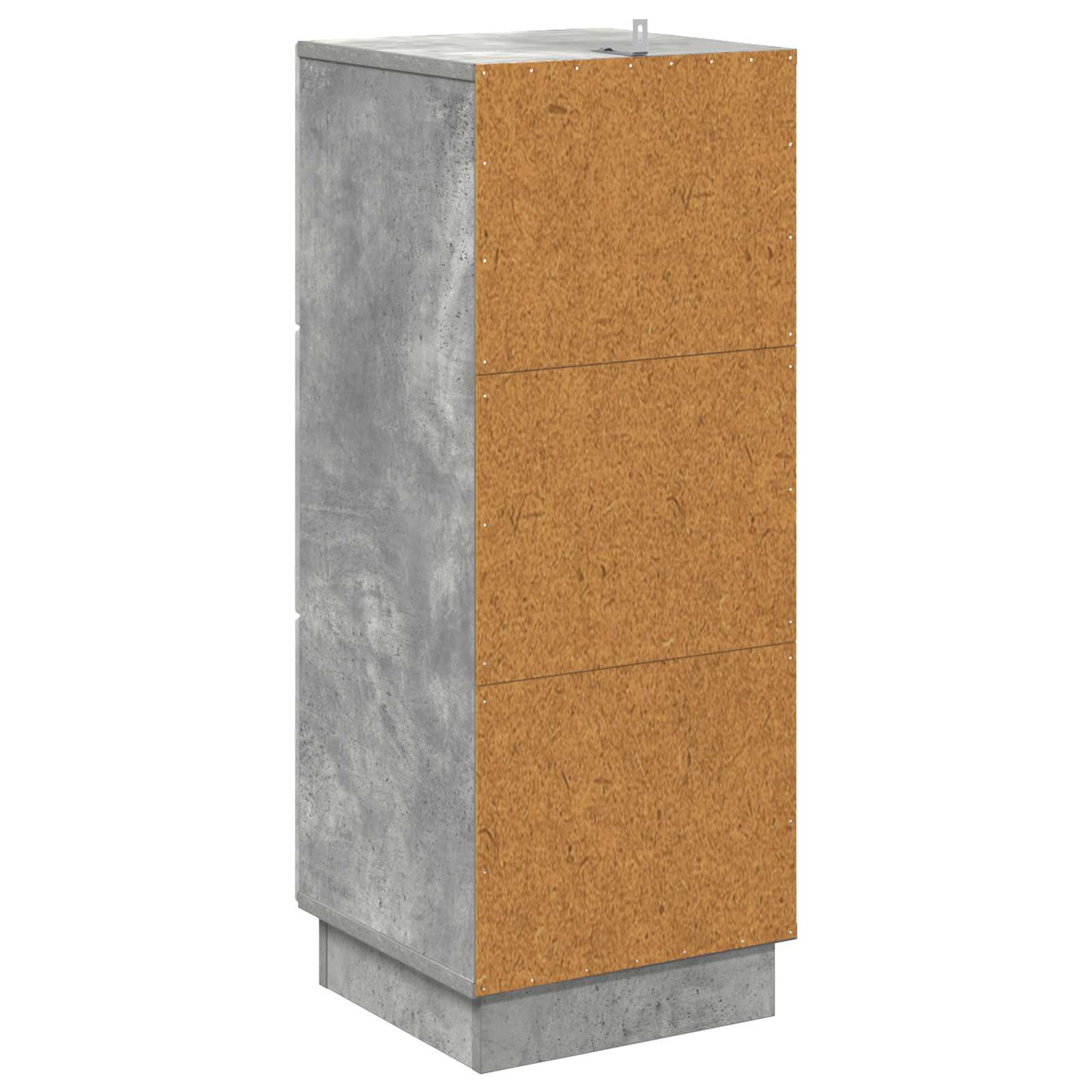 Mobile con Cassetti Grigio Cemento 33 x 34,5 x 87 cm | homemem39