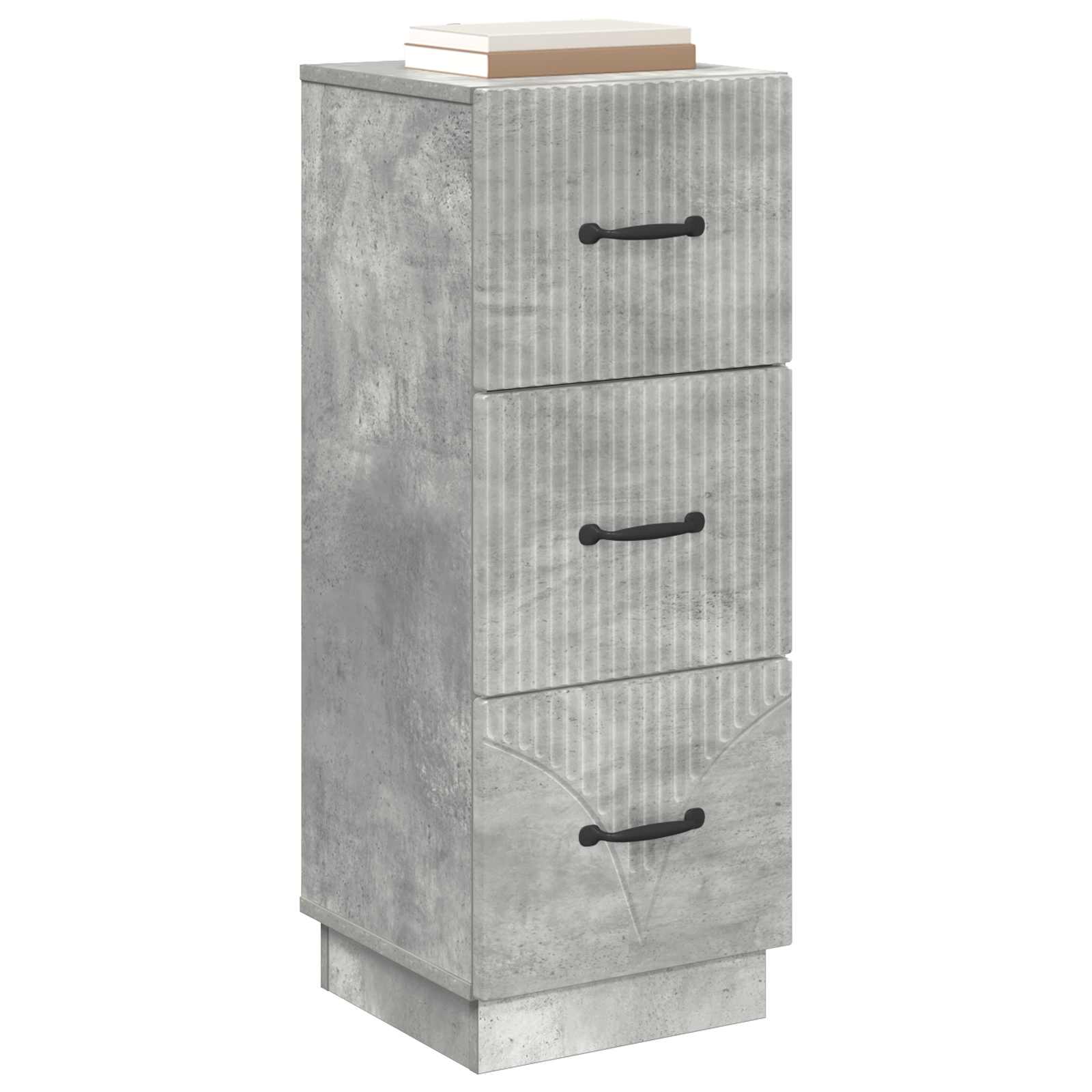 Mobile con Cassetti Grigio Cemento 33 x 34,5 x 87 cm | homemem39