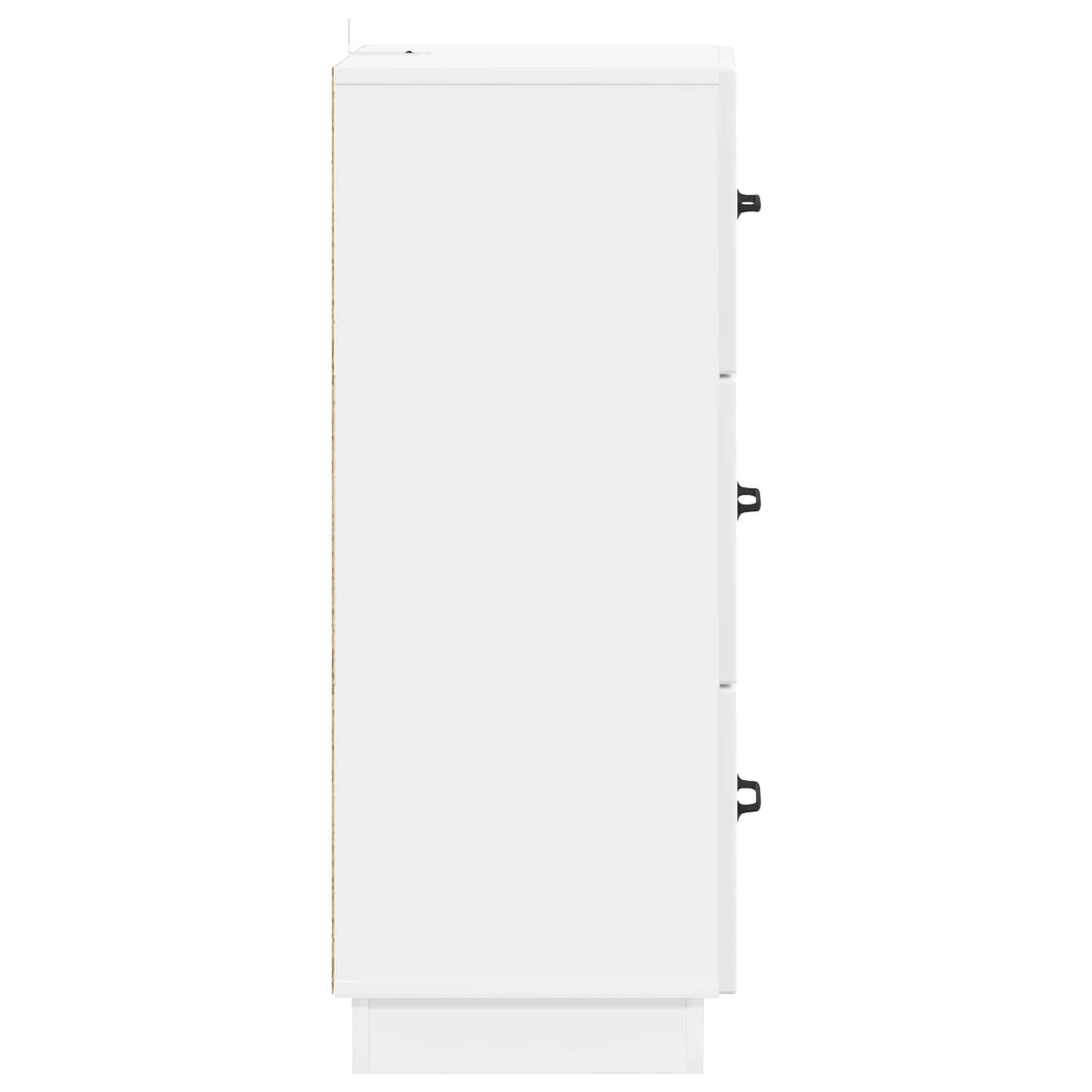 Mobile con Cassetti Bianco Lucido 33 x 34,5 x 87 cm