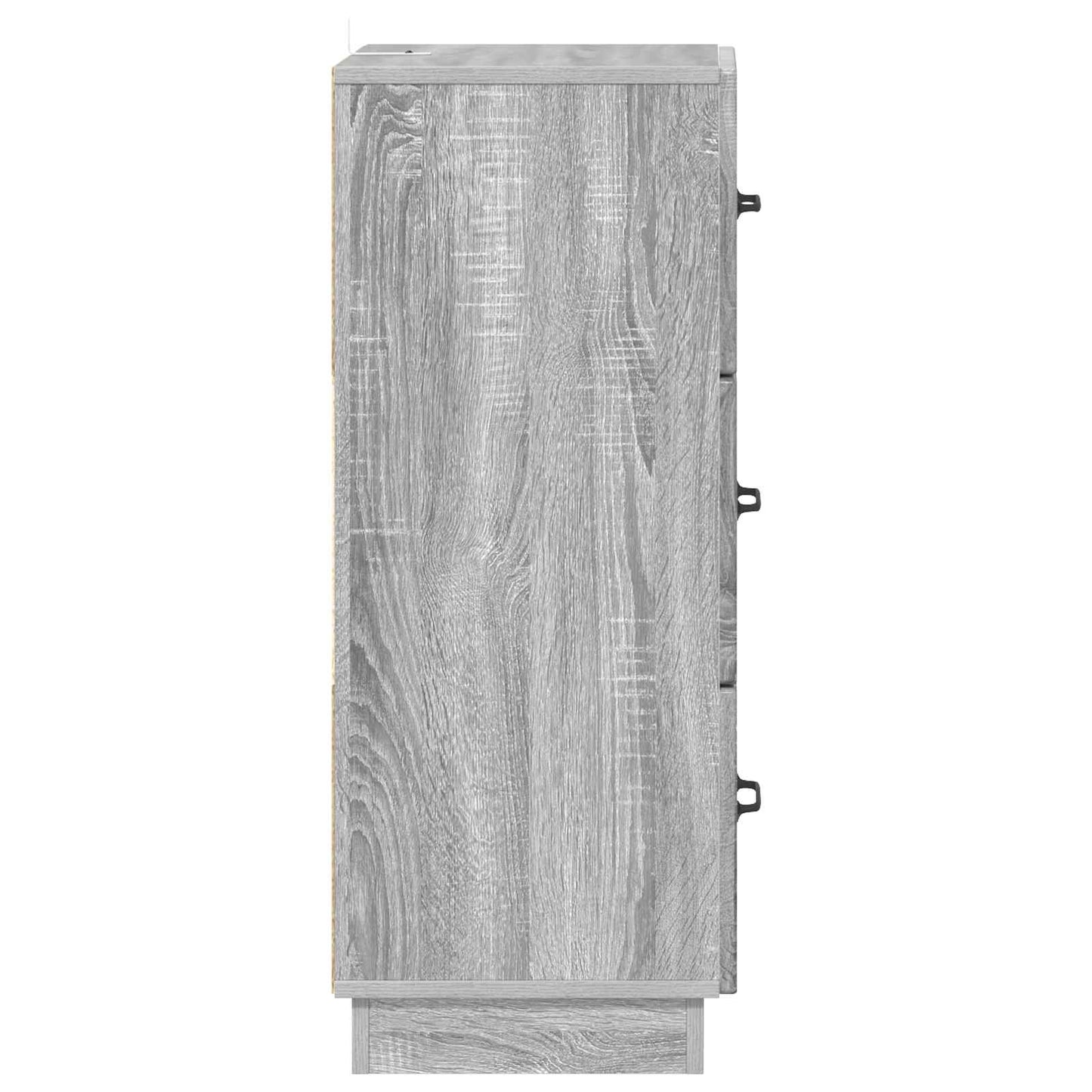 Mobile con Cassetti Grigio Sonoma 33 x 34,5 x 87 cm