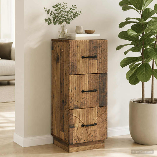 Mobile con Cassetti 33 x 34,5 x 87 cm Legno ingegnerizzato