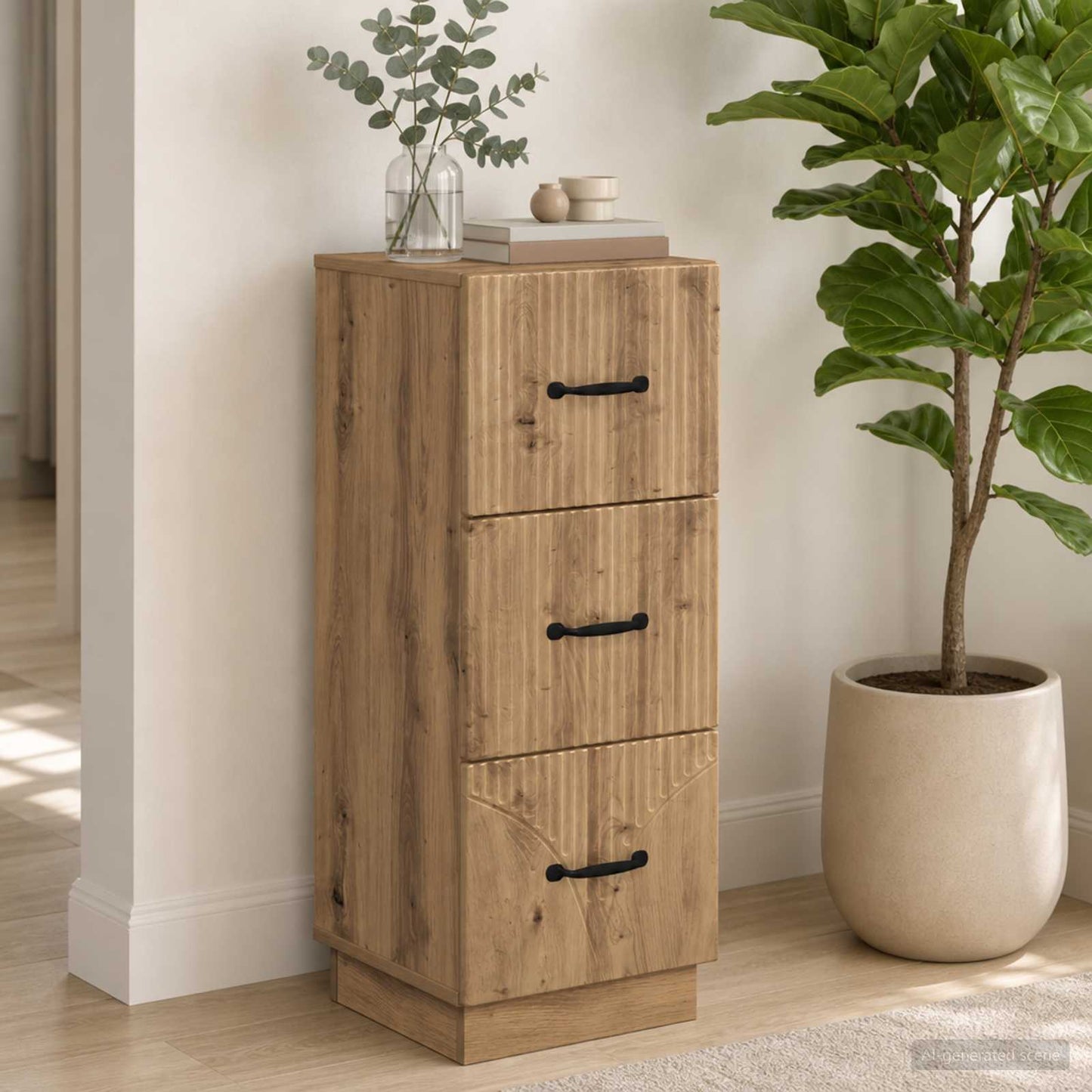 Mobile con Cassetti 33 x 34,5 x 87 cm Legno ingegnerizzato