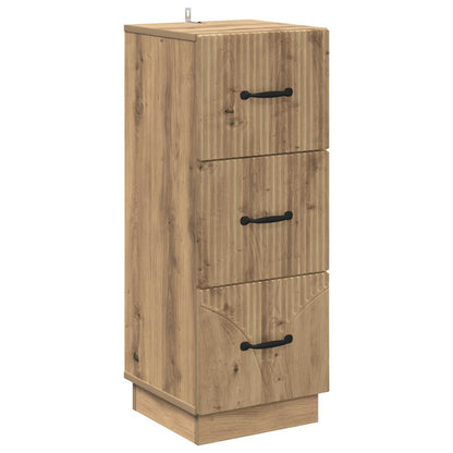 Mobile con Cassetti Rovere Artigianale 33 x 34,5 x 87 cm | homemem39
