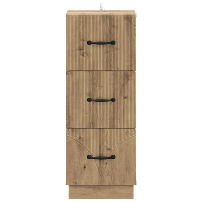 Mobile con Cassetti Rovere Artigianale 33 x 34,5 x 87 cm | homemem39