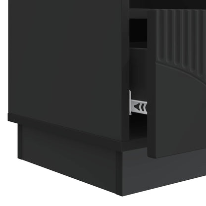 Mobile TV Nero 102 x 34,5 x 47 cm Legno ingegnerizzato | homemem39