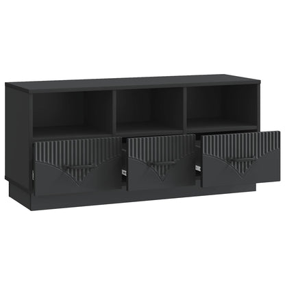Mobile TV Nero 102 x 34,5 x 47 cm Legno ingegnerizzato | homemem39